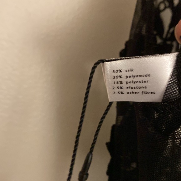 Aimee Sheer Strappy Hi Low Maxi Slip - Picture 8 of 11